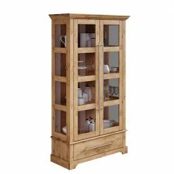 Kiefernholz Vitrine Im Modern Country Style - Noellisa I