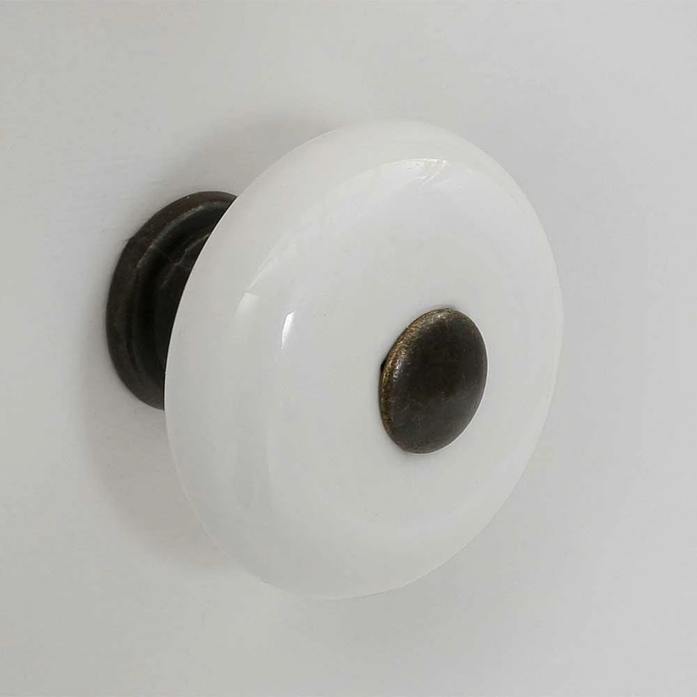 Landhaus Buffet Vitrine In Weiß & Honig - Jadrowa – Bild 6