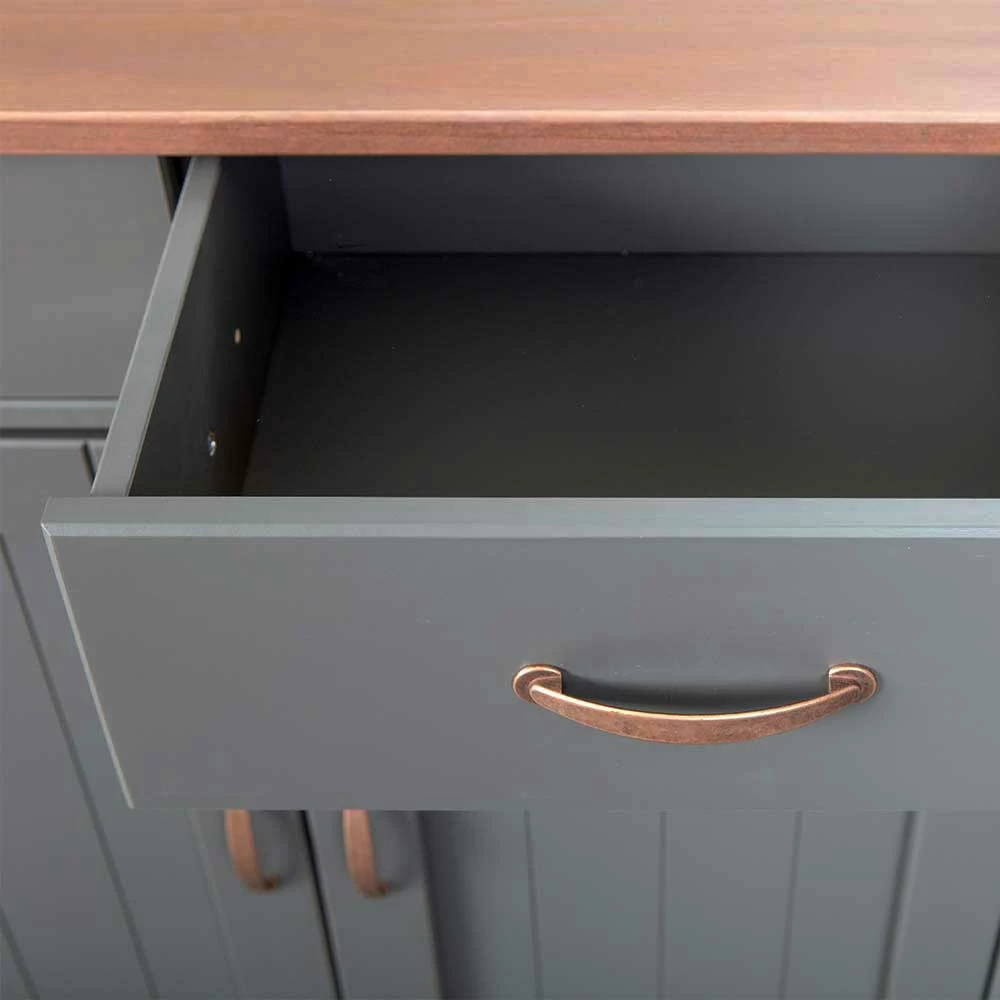 Landhaus Buffetschrank In Grau & Braun - Nepplan – Bild 6