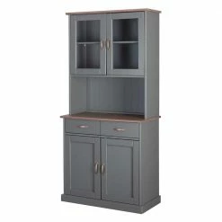 Landhaus Buffetschrank In Grau & Braun - Nepplan