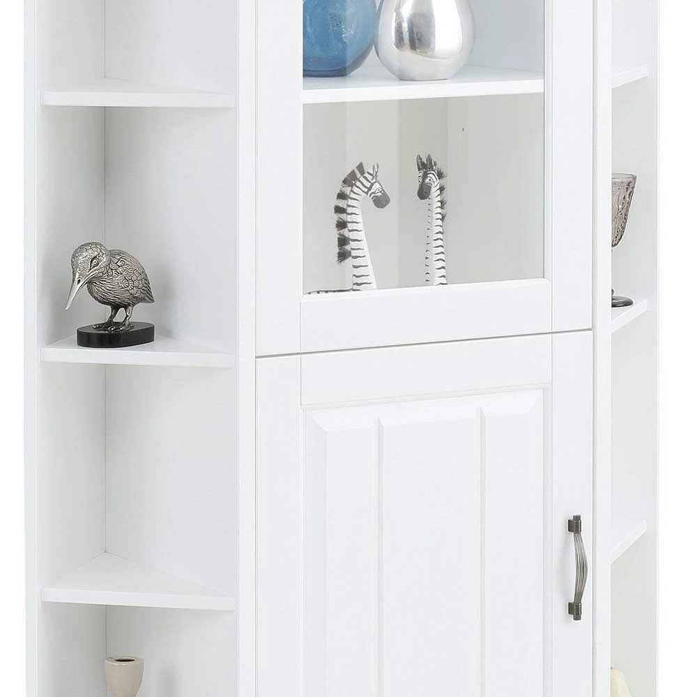 Landhaus Eckvitrine Aus Kiefer Zweifarbig - Ribeiro – Bild 6