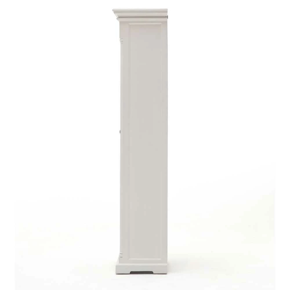 Landhaus Vitrinenschrank In Weiß Riadura 70cm Breit – Bild 4