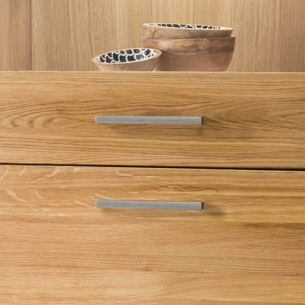 Massive Holzvitrine Aus Geölter Wildeiche - Loitons – Bild 6