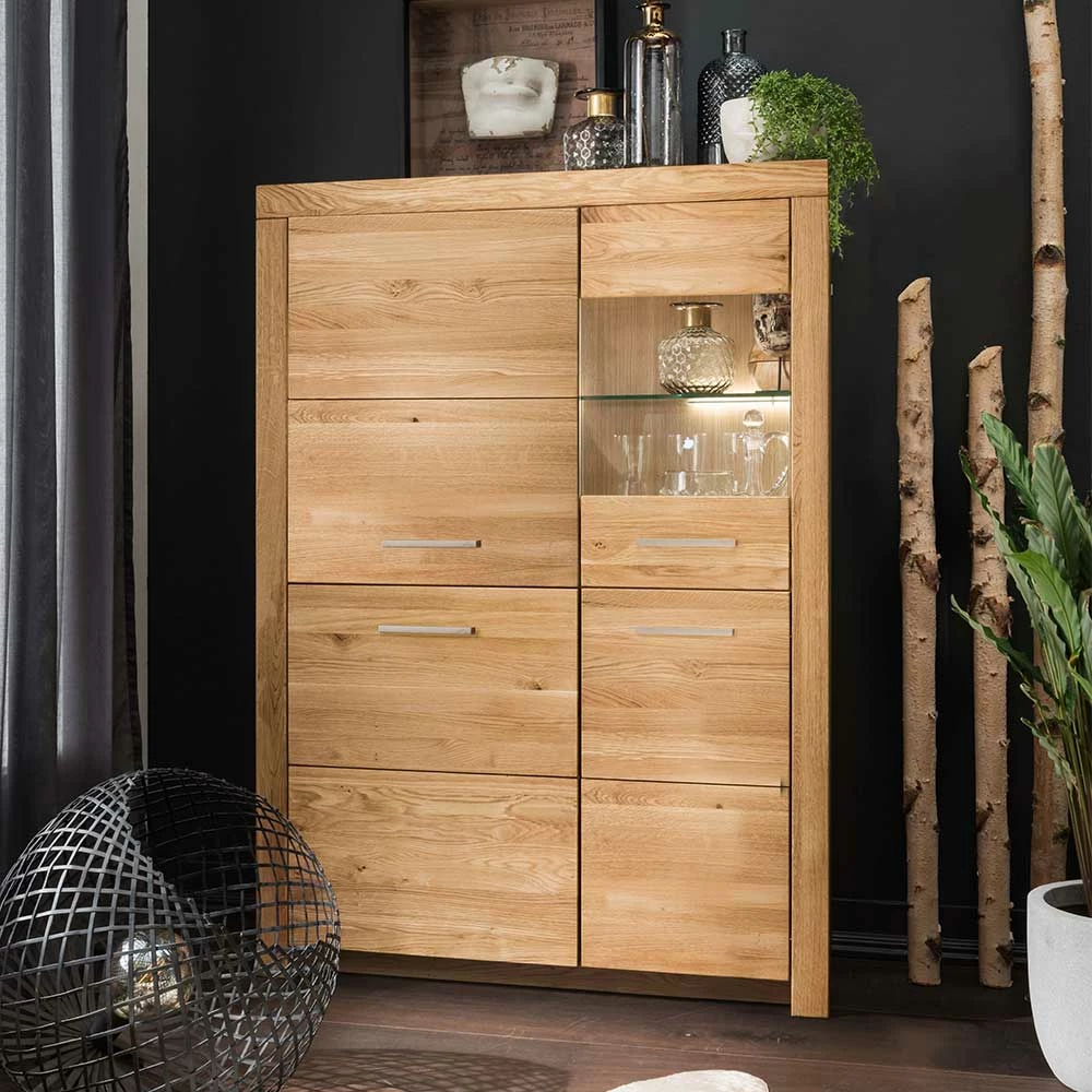 Massives Highboard Mit Vier Türen - Loitons – Bild 2