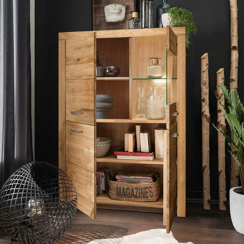 Massives Highboard Mit Vier Türen - Loitons – Bild 3