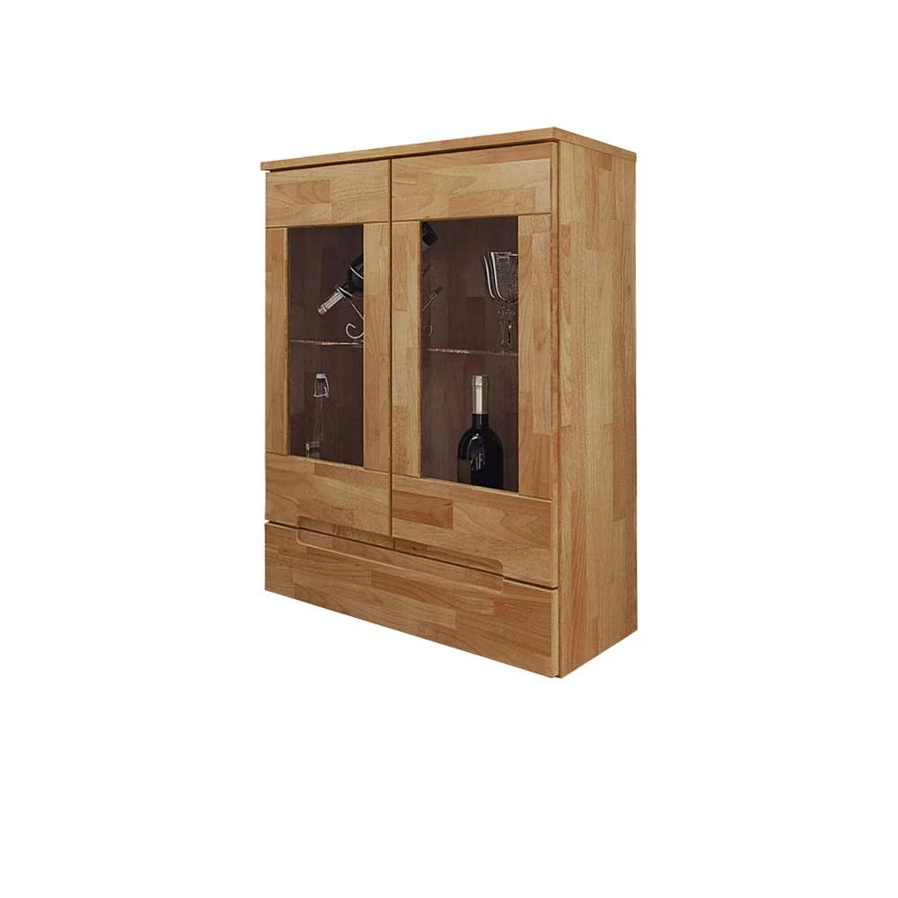 Massivholz Vitrine Vantonio Aus Buche Geölt