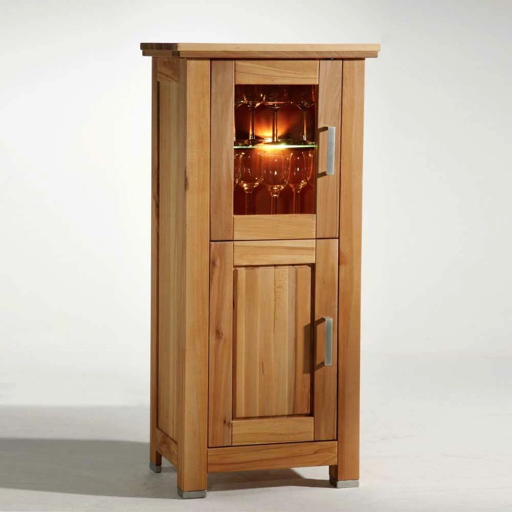 Massivholz Vitrine Jassona Aus Kernbuche Geölt – Bild 2