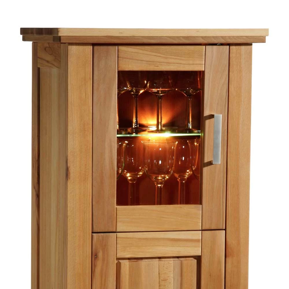 Massivholz Vitrine Jassona Aus Kernbuche Geölt – Bild 3
