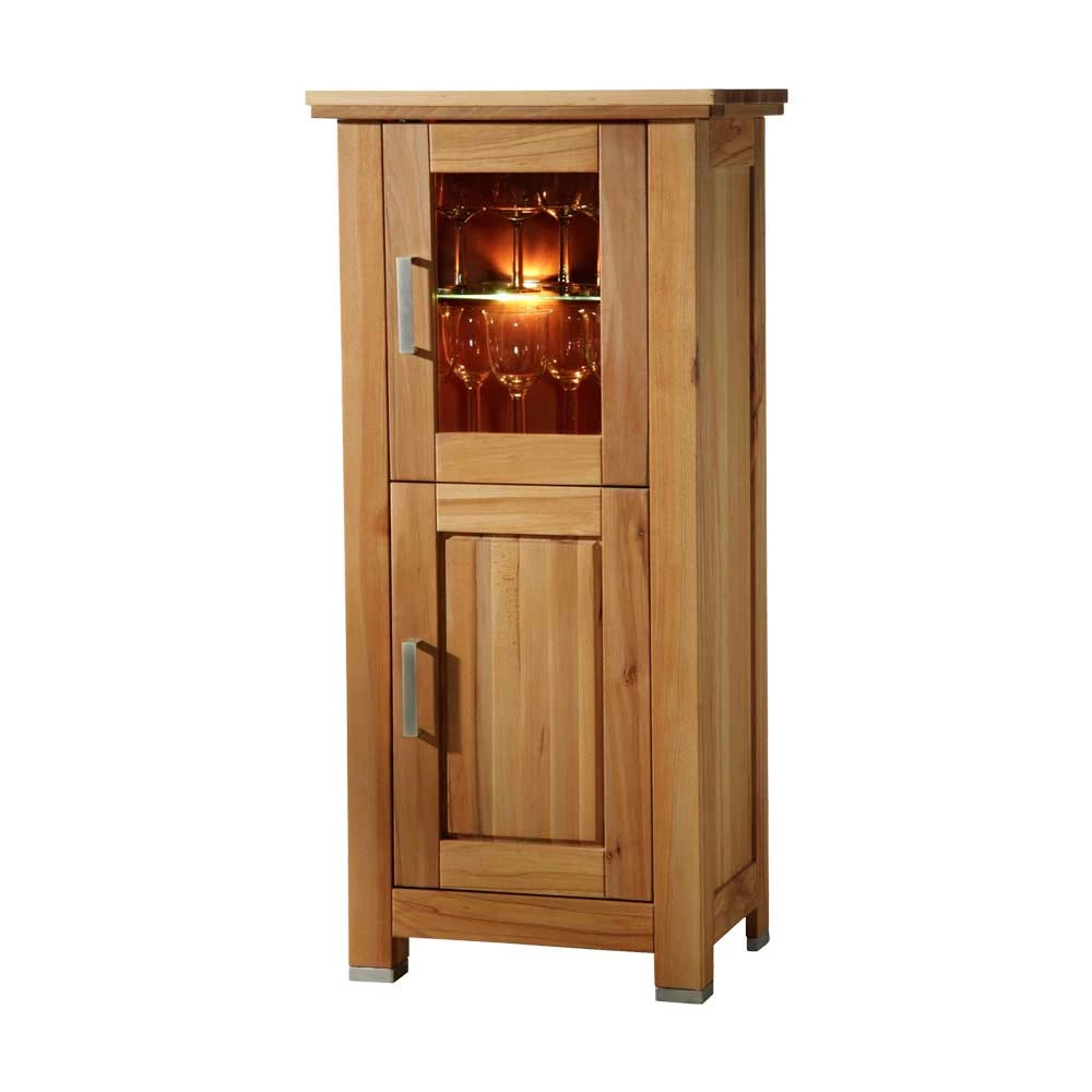 Massivholz Vitrine Jassona Aus Kernbuche Geölt – Bild 5