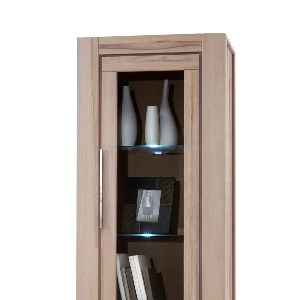 Massivholz Vitrine Thivios Aus Wildeiche – Bild 3