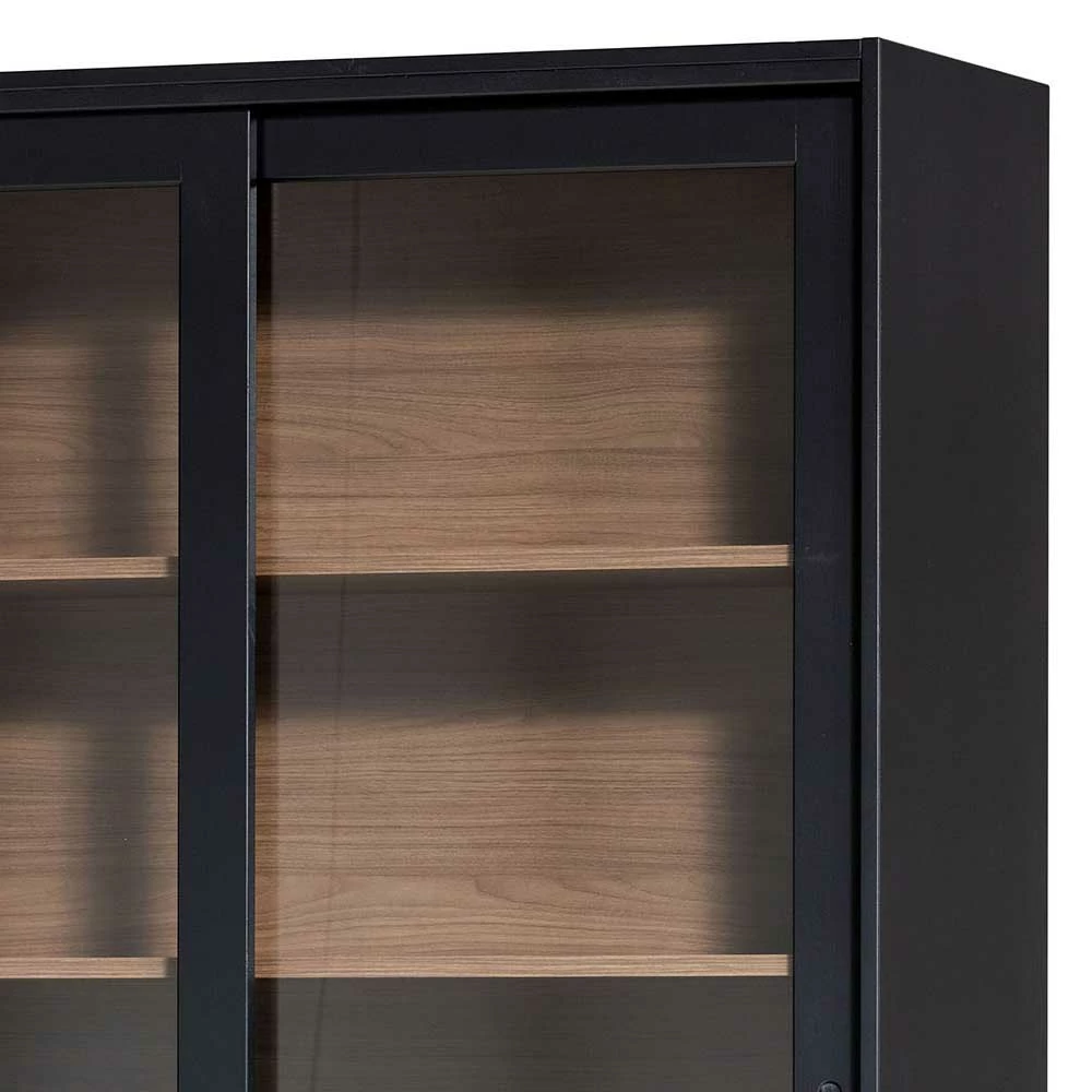 Moderne Vitrine Mit Glas Schiebetüren - Susanne – Bild 5