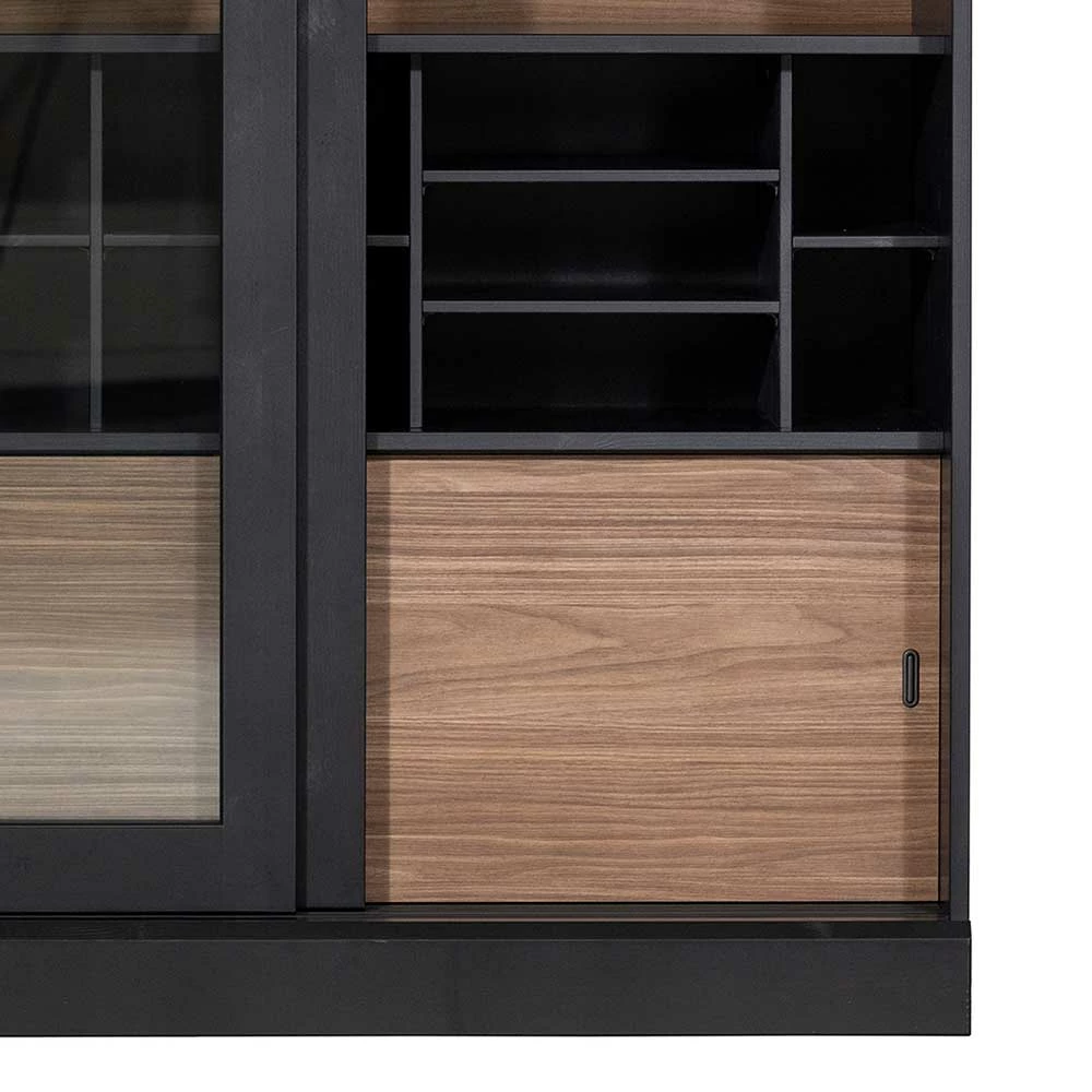 Moderne Vitrine Mit Glas Schiebetüren - Susanne – Bild 6