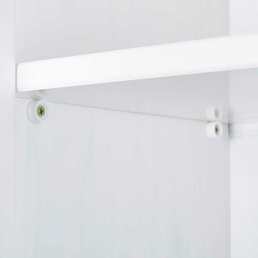 Modernes Buffet In Weiß Mit Schwarzen Griffen - Vatina – Bild 4