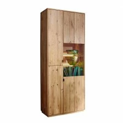 Schrank Fürs Wohnzimmer Mit Glaseinsatz - Varzado