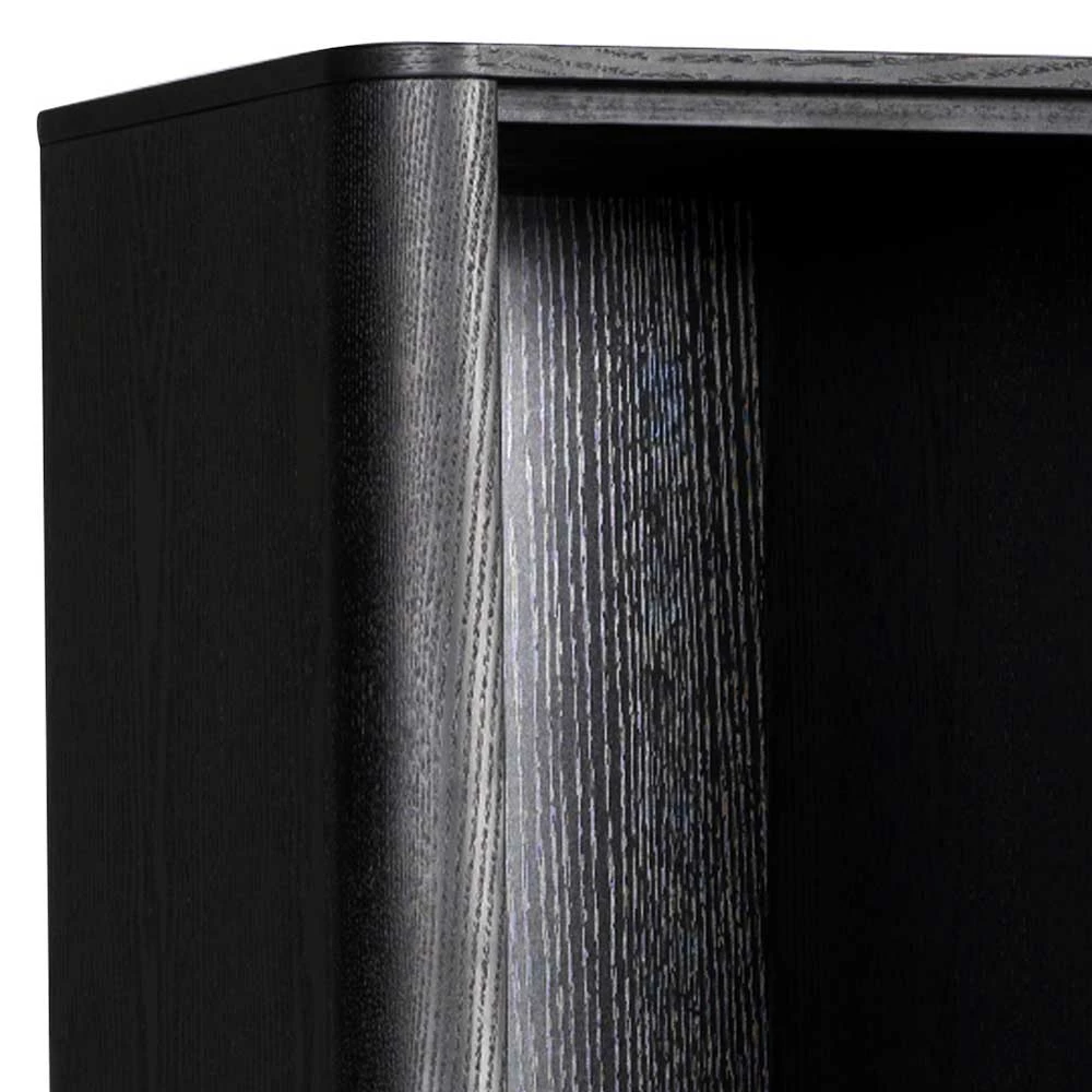 Schwarzes Regal Mit Schubladen 60x170x35 - Orgevia – Bild 5