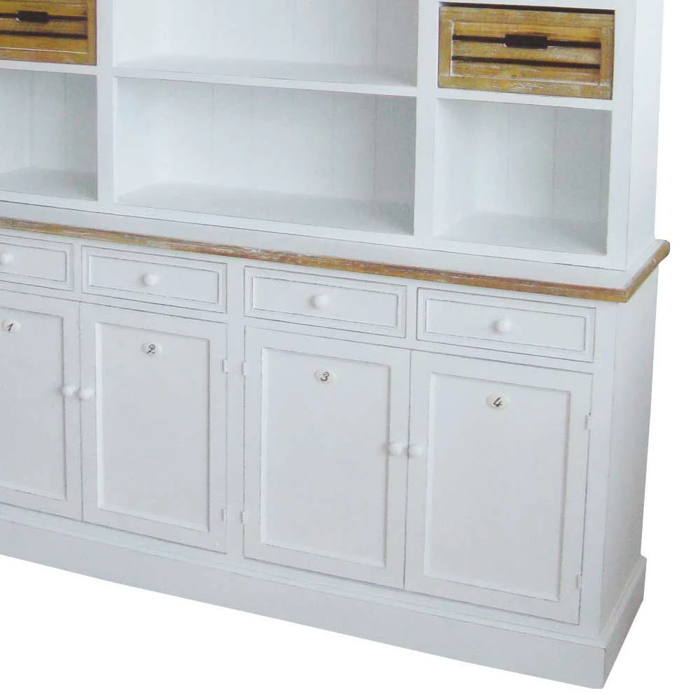 Shabby Buffetschrank Calavon In Weiß – Bild 3