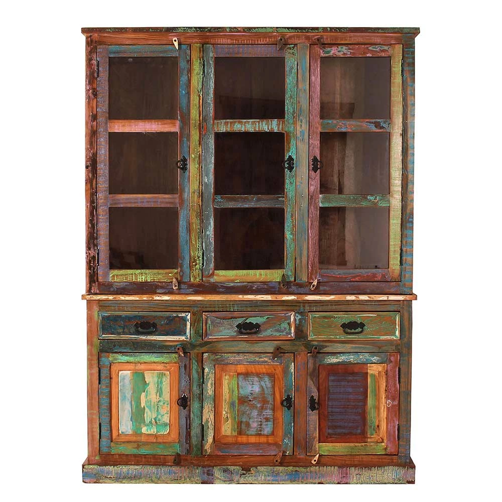 Shabby Chic Buffetschrank In Braun Bunt - Jamaica – Bild 2