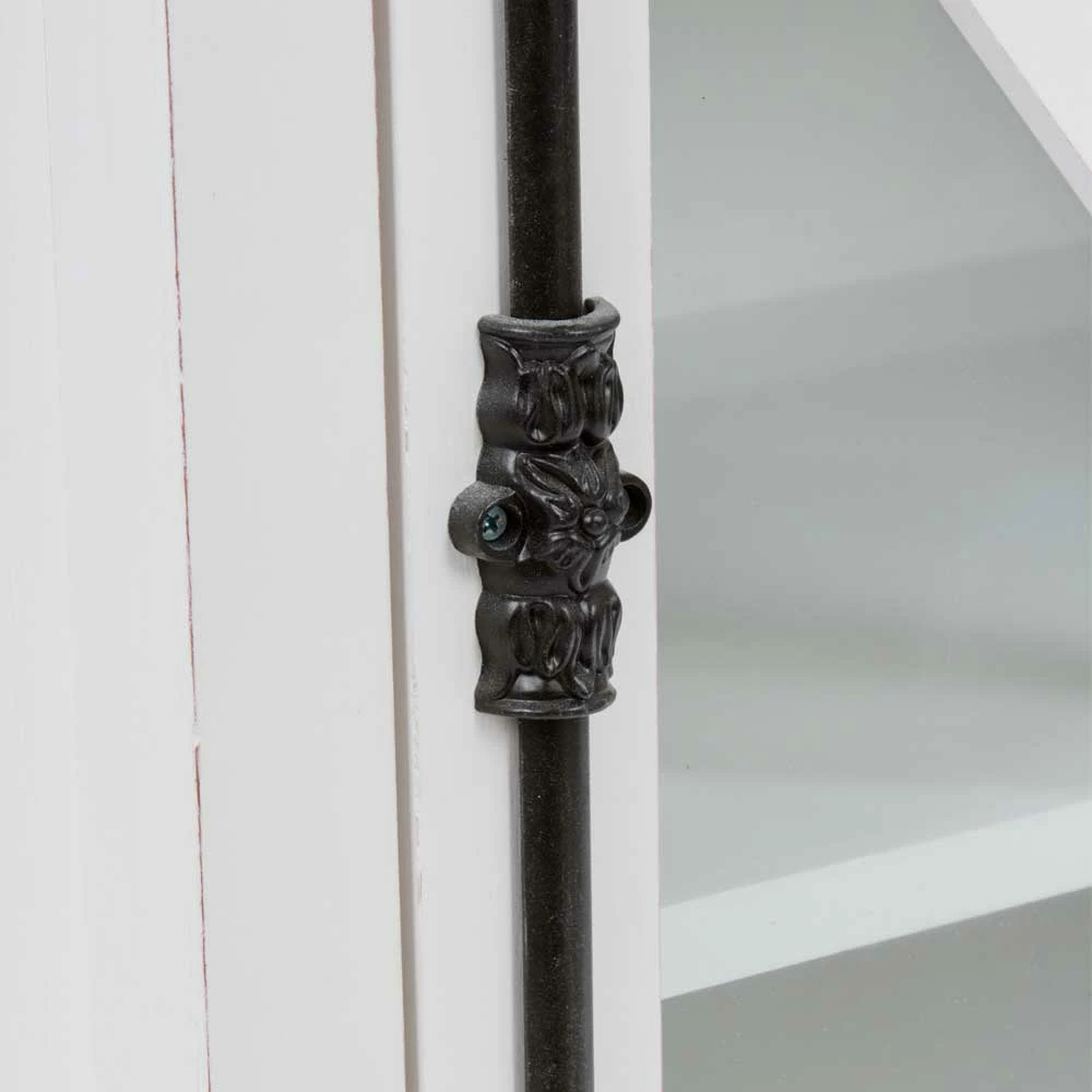 Shabby Chic Vitrine Cultures In Weiß – Bild 4