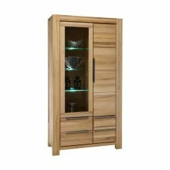 Standvitrine Flanzios Aus Kernbuche