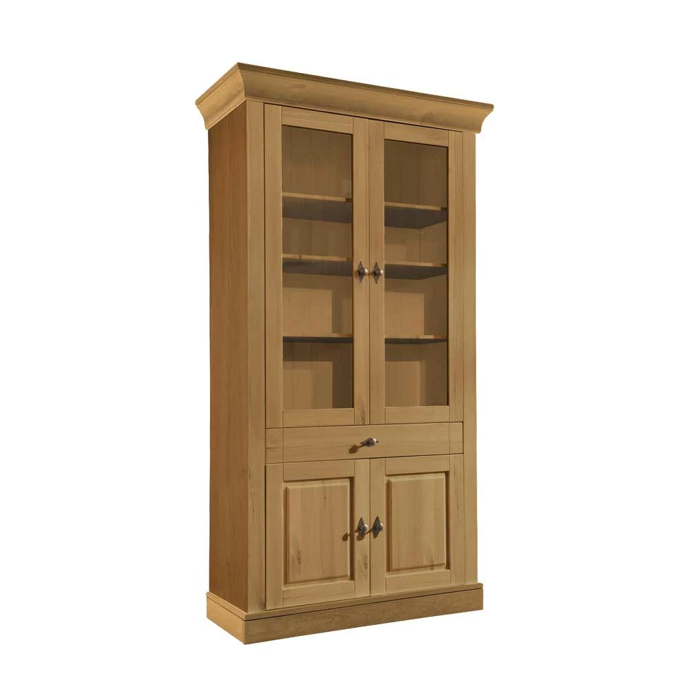 Standvitrine Piatra Aus Kiefer Teilmassiv – Bild 2