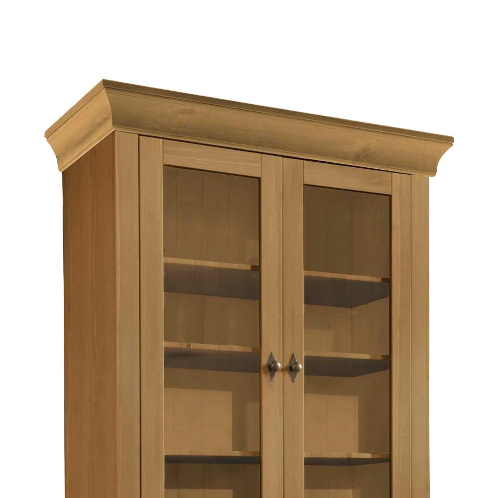 Standvitrine Piatra Aus Kiefer Teilmassiv – Bild 3