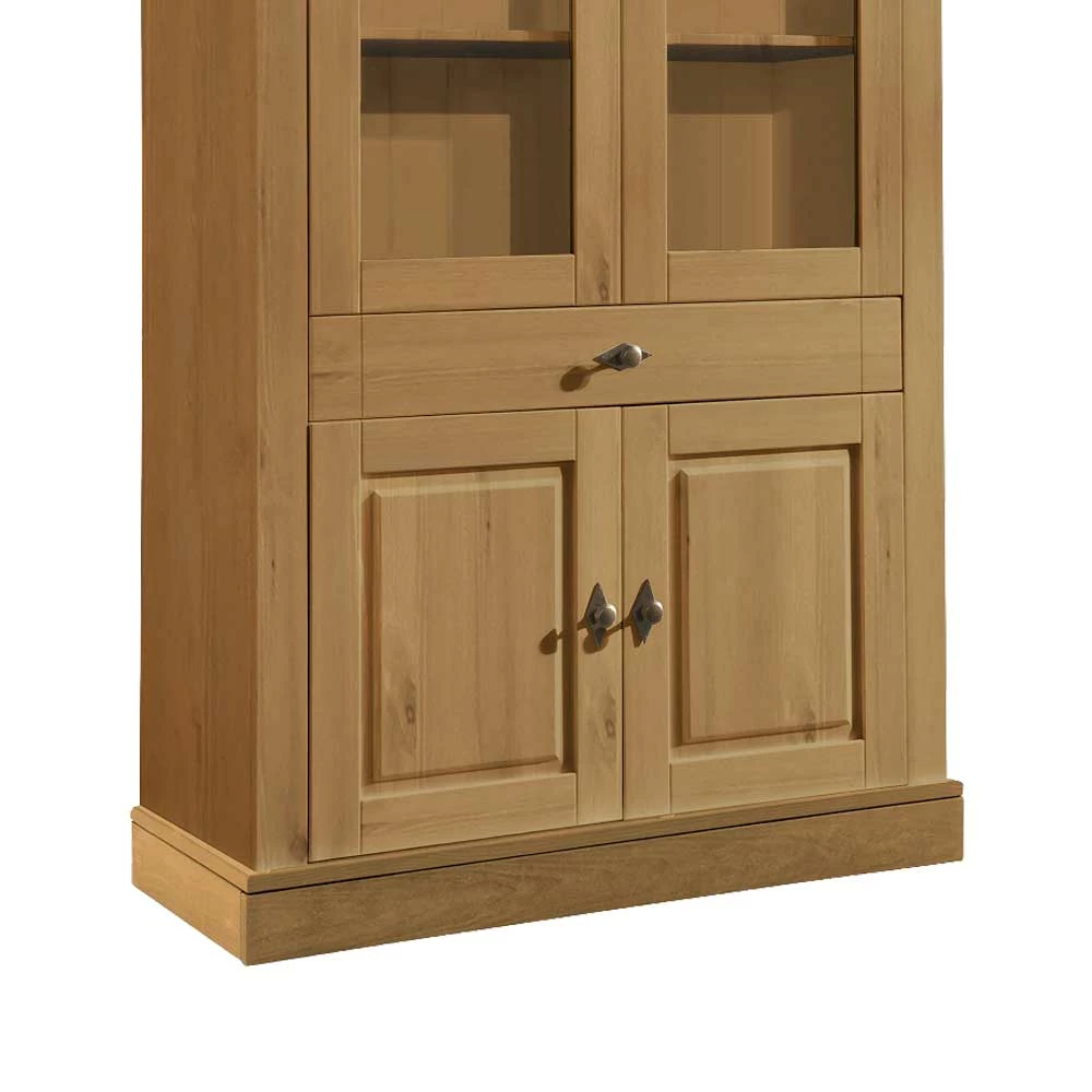 Standvitrine Piatra Aus Kiefer Teilmassiv – Bild 4