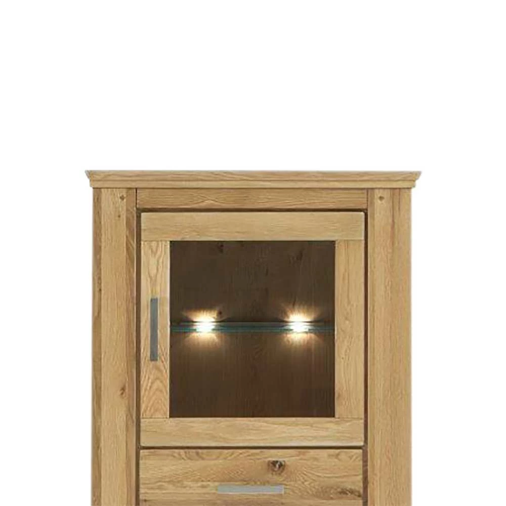 Standvitrine Ladressa Aus Wildeiche Geölt – Bild 3