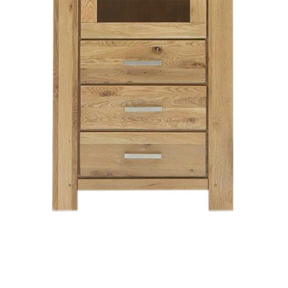 Standvitrine Ladressa Aus Wildeiche Geölt – Bild 4