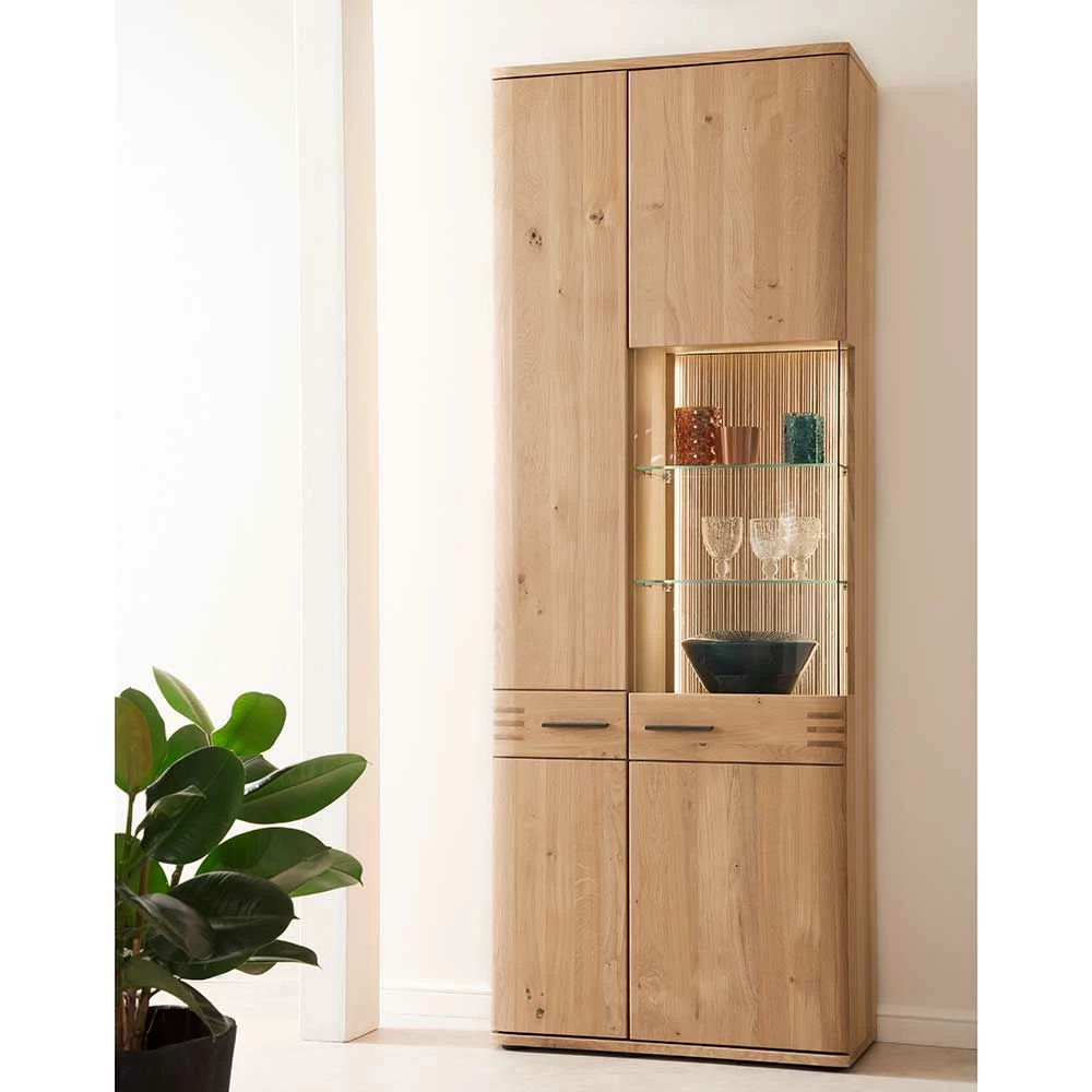 Stauraumvitrine Wohnzimmerschrank 2-türig - Crupean – Bild 3