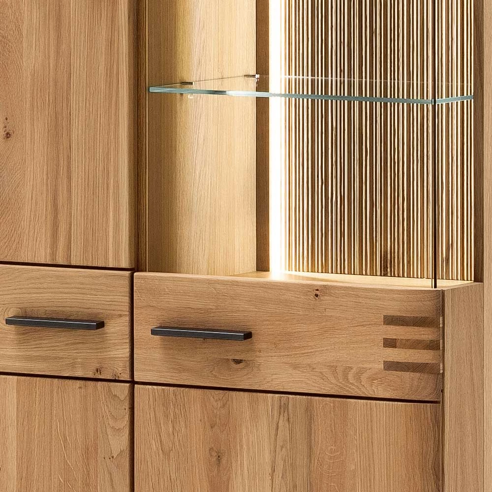 Stauraumvitrine Wohnzimmerschrank 2-türig - Crupean – Bild 6