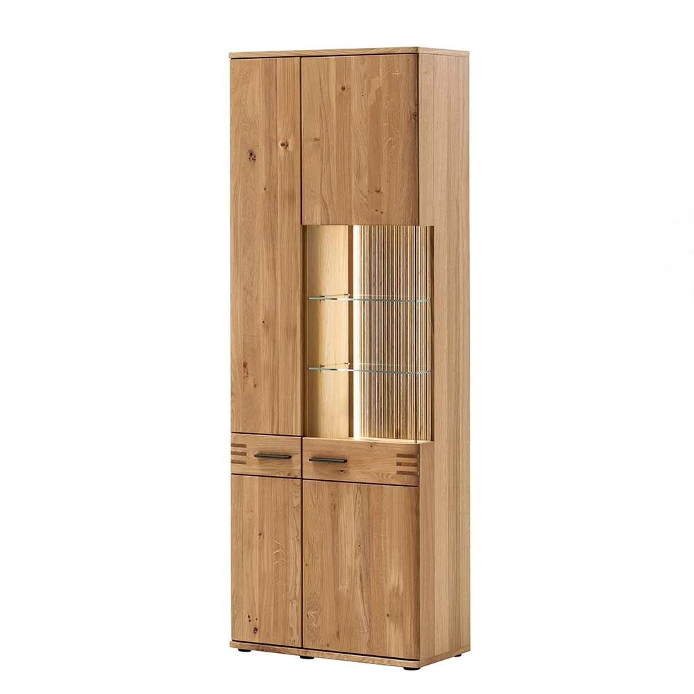 Stauraumvitrine Wohnzimmerschrank 2-türig - Crupean