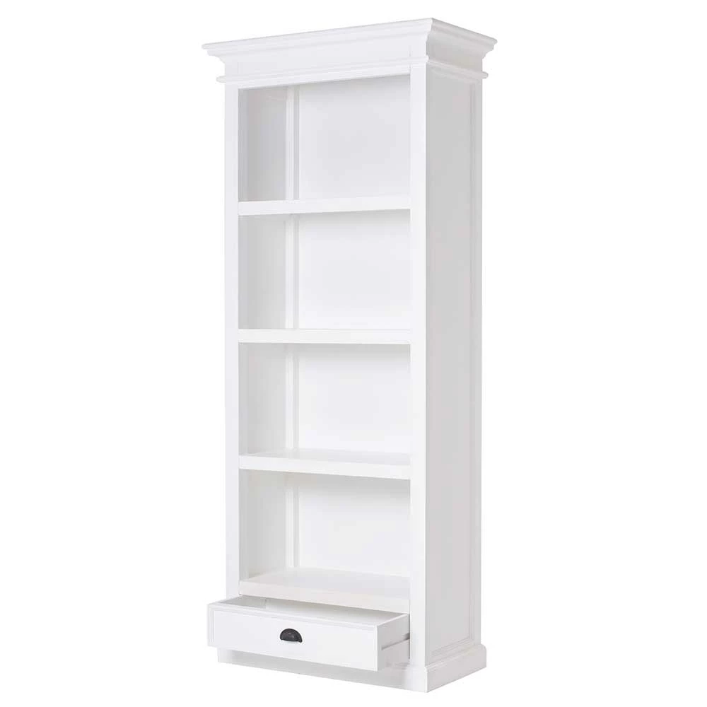 Stehendes Landhausregal In Weiß Venzeno In 80x190 Cm – Bild 4