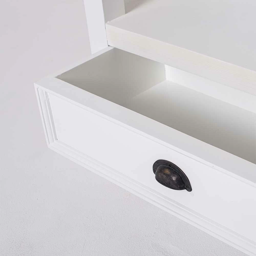 Stehendes Landhausregal In Weiß Venzeno In 80x190 Cm – Bild 6