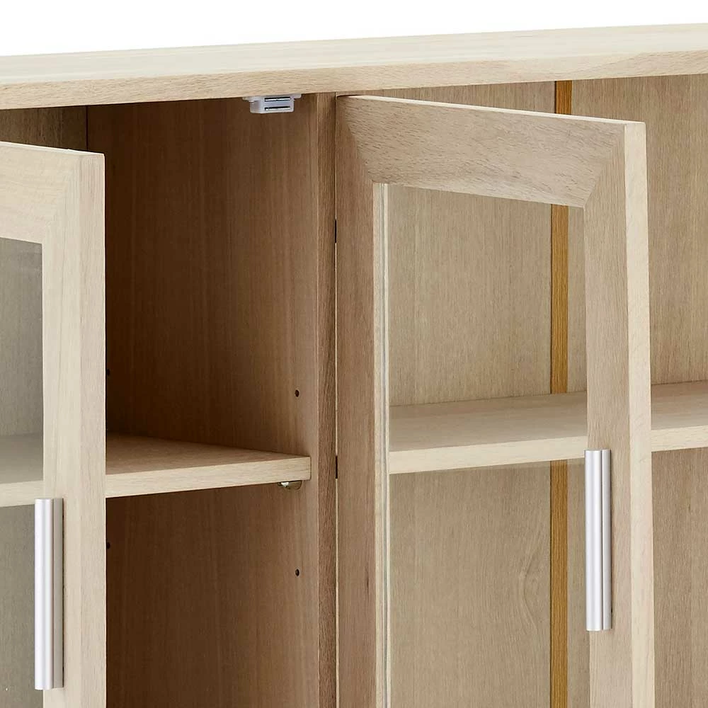 Teilmassive Wandvitrine Mit Vier Türen - Inviama – Bild 6