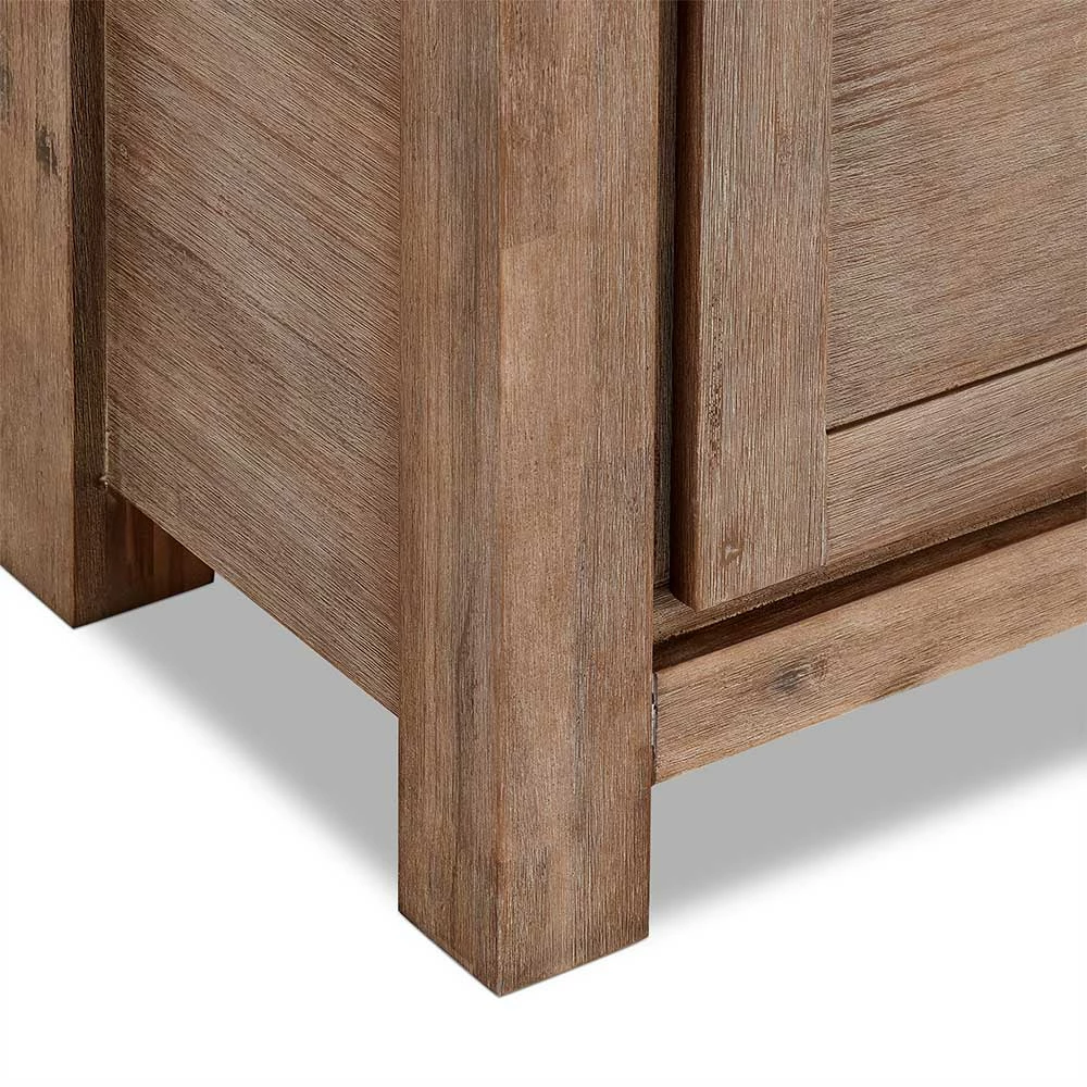 Teilmassiver Wohnzimmer Schrank Vitrine - Nurelia – Bild 4