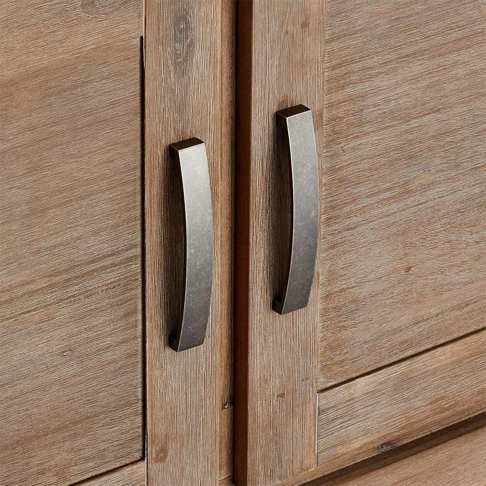 Teilmassiver Wohnzimmer Schrank Vitrine - Nurelia – Bild 5