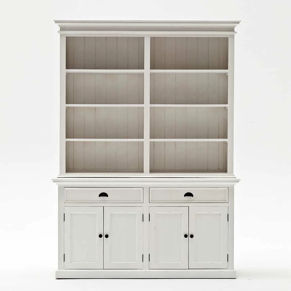 Toller Bücherschrank In Weiß Venzeno Landhaus – Bild 3