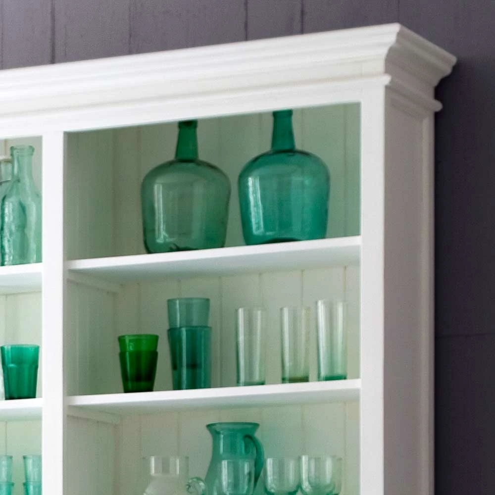 Toller Bücherschrank In Weiß Venzeno Landhaus – Bild 6