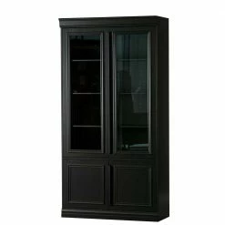 Vintage Vitrinenschrank In Schwarz - Graddos