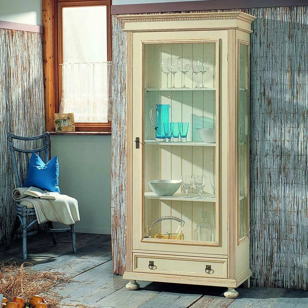 Vitrine Chestna In Antikweiß – Bild 2