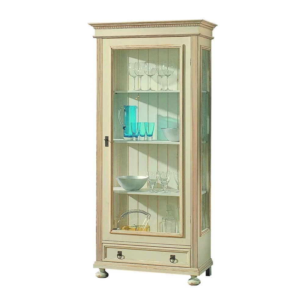 Vitrine Chestna In Antikweiß