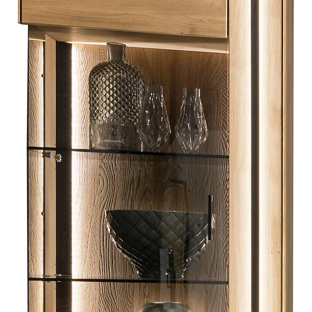 Vitrine Aus Asteiche Massivholz - Slaraduva – Bild 4