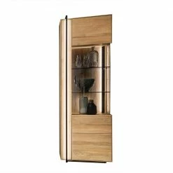 Vitrine Aus Asteiche Massivholz - Slaraduva