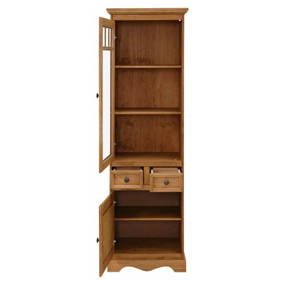 Vitrine Aus Kiefer Gebeizt & Geölt - Horedion – Bild 4