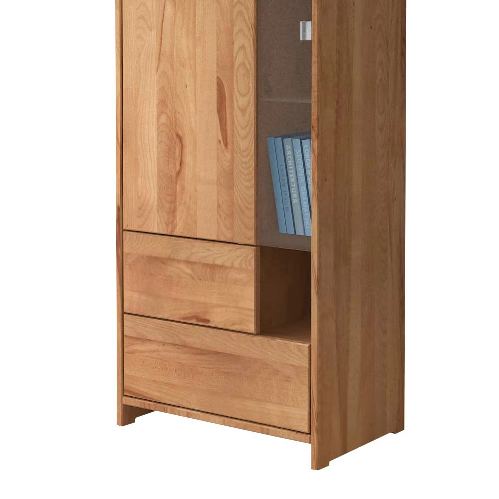 Vitrine Salomonia Aus Kernbuche Massivholz – Bild 4