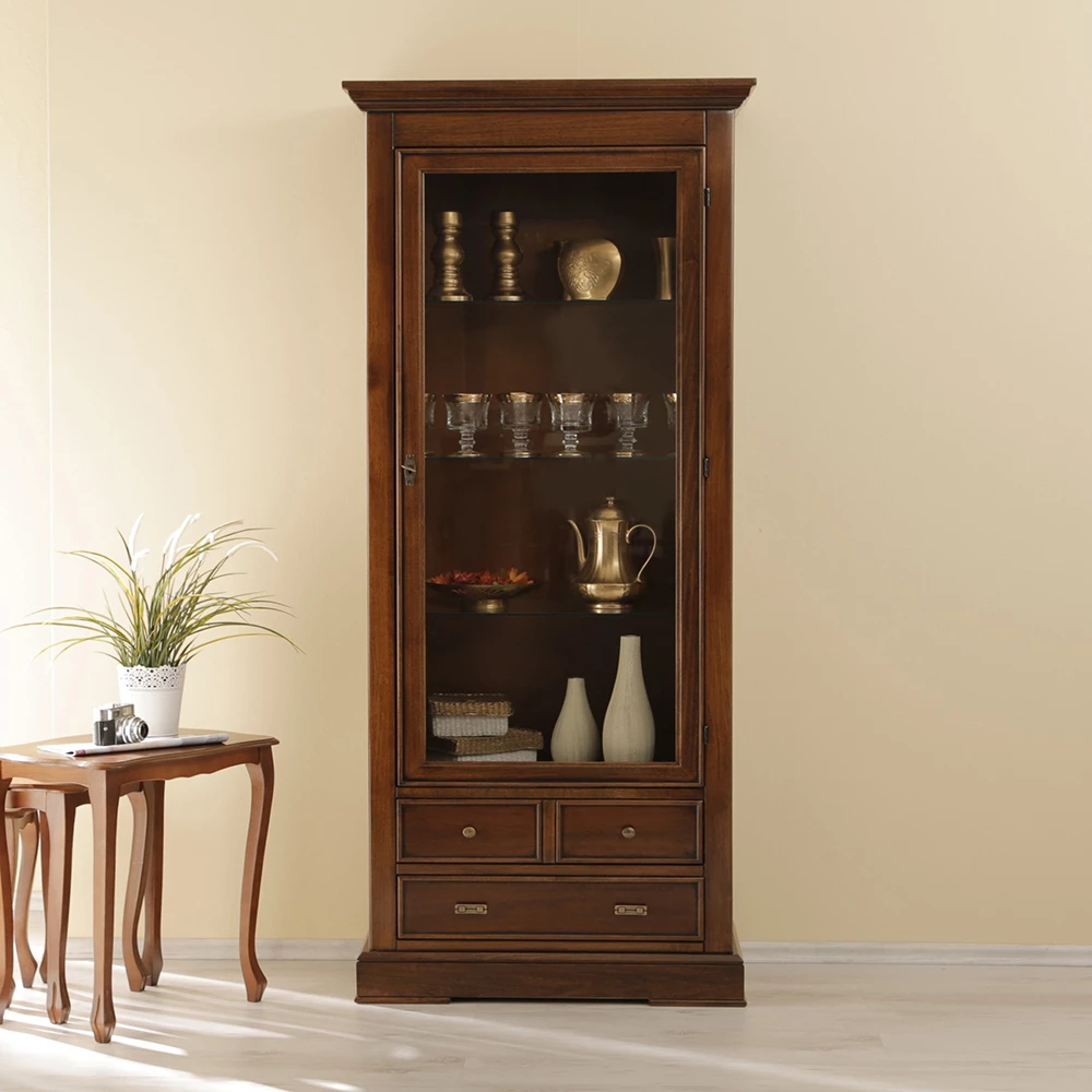 Vitrine Verona In Nussbaumfarben – Bild 2