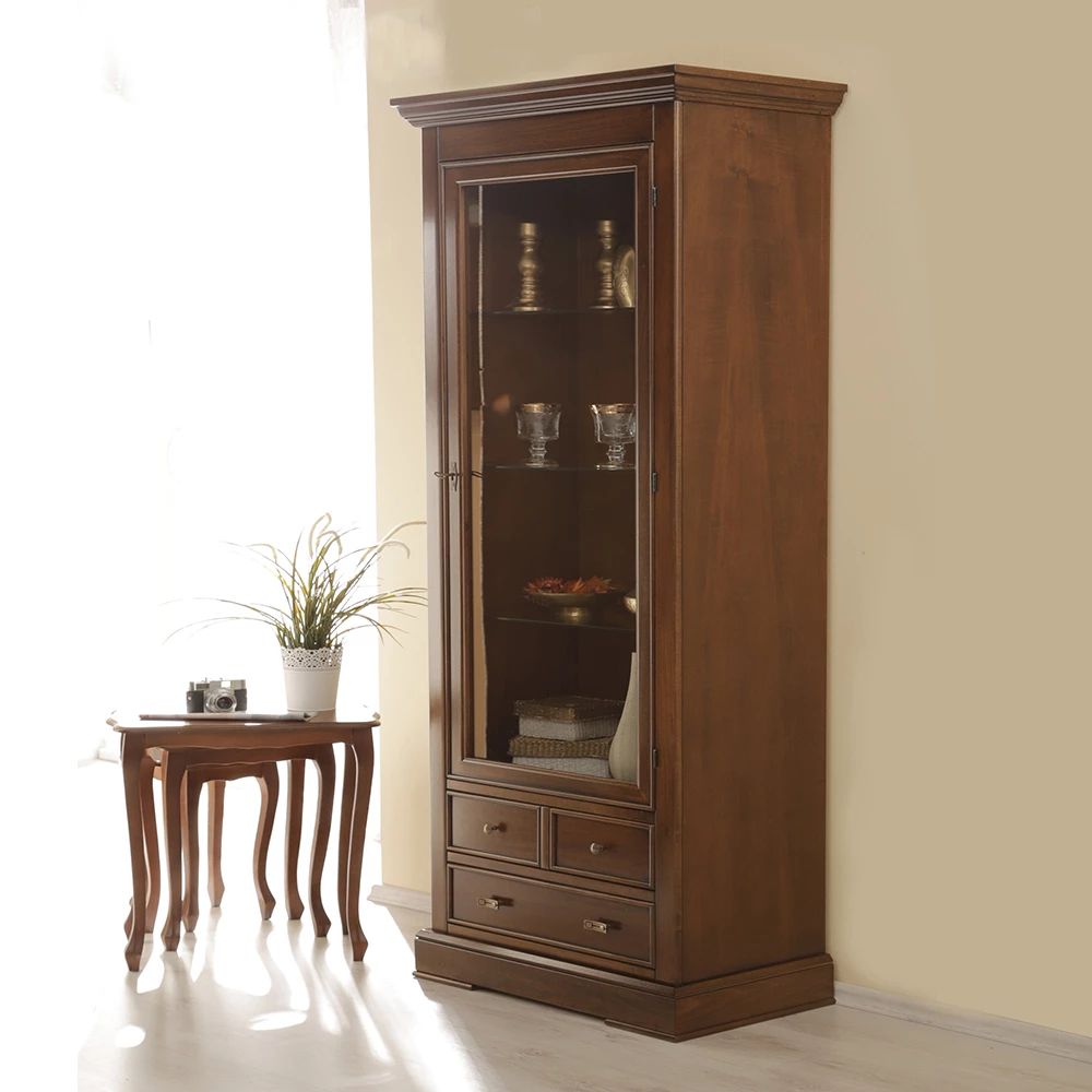 Vitrine Verona In Nussbaumfarben – Bild 4