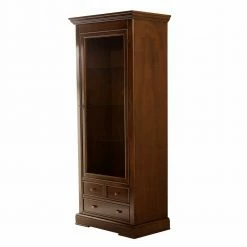 Vitrine Verona In Nussbaumfarben