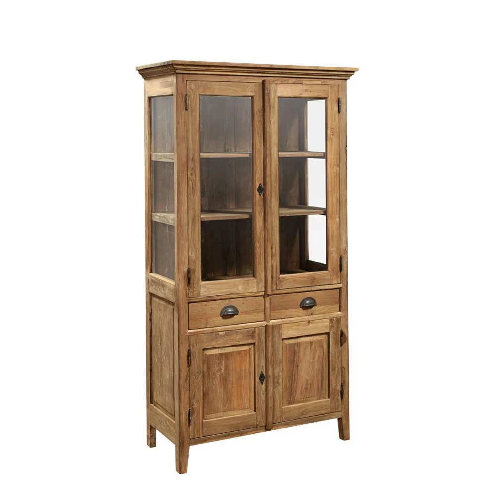 Vitrine Trevisio Aus Teak Massiv