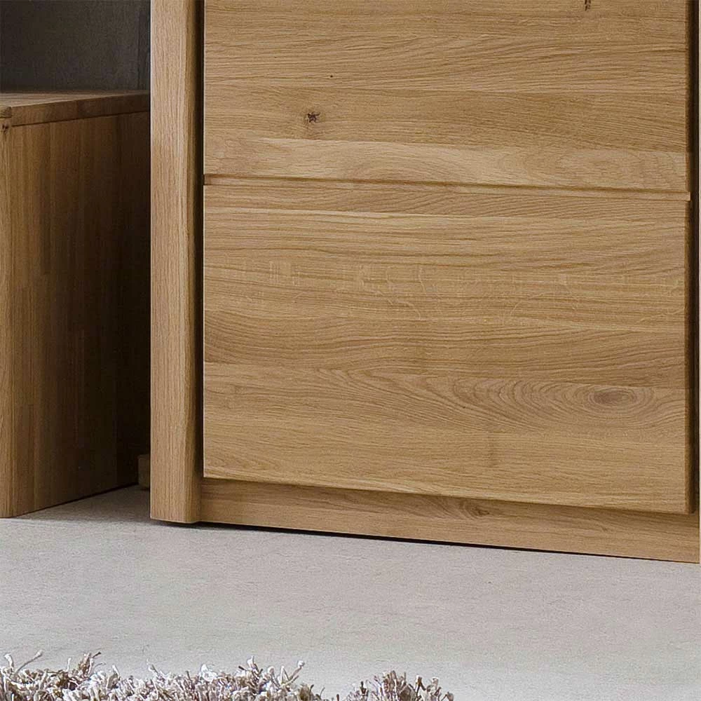 Vitrine Croconia Aus Wildeiche Massiv Bianco Geölt – Bild 6